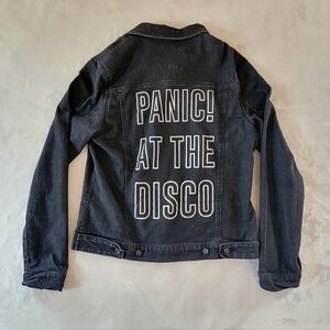 Panic! At The Disco Gray Denim Jean Jacket Large